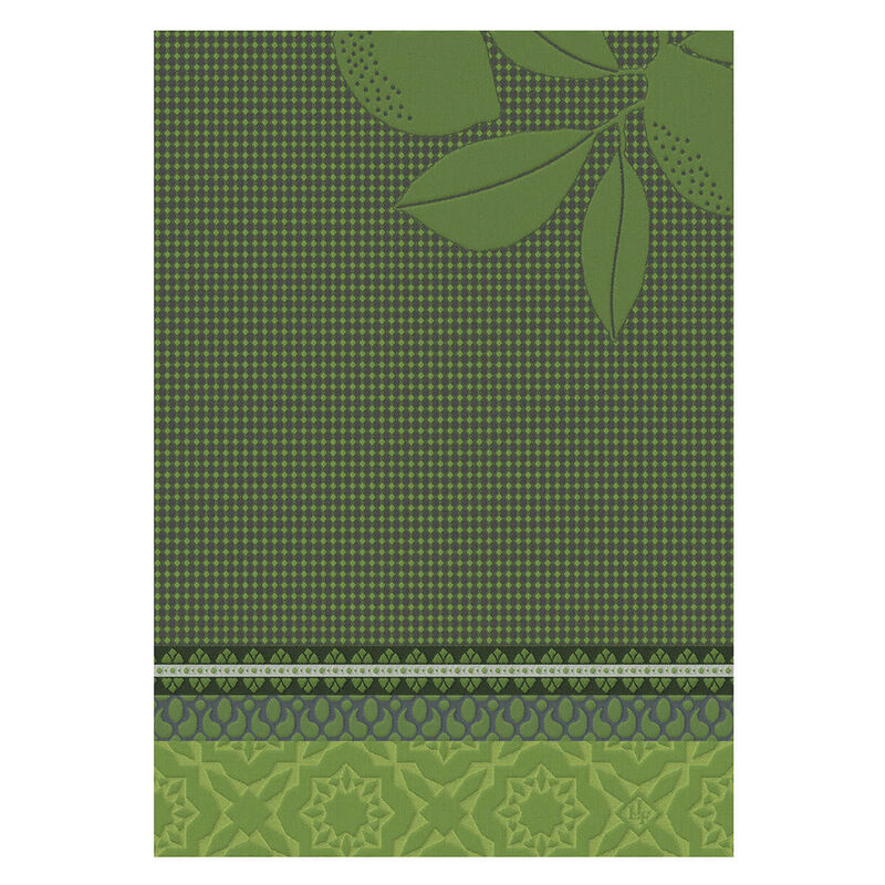 Essuie-mains Sous les Citronniers Vert 54x38 100% coton, , hi-res image number 0