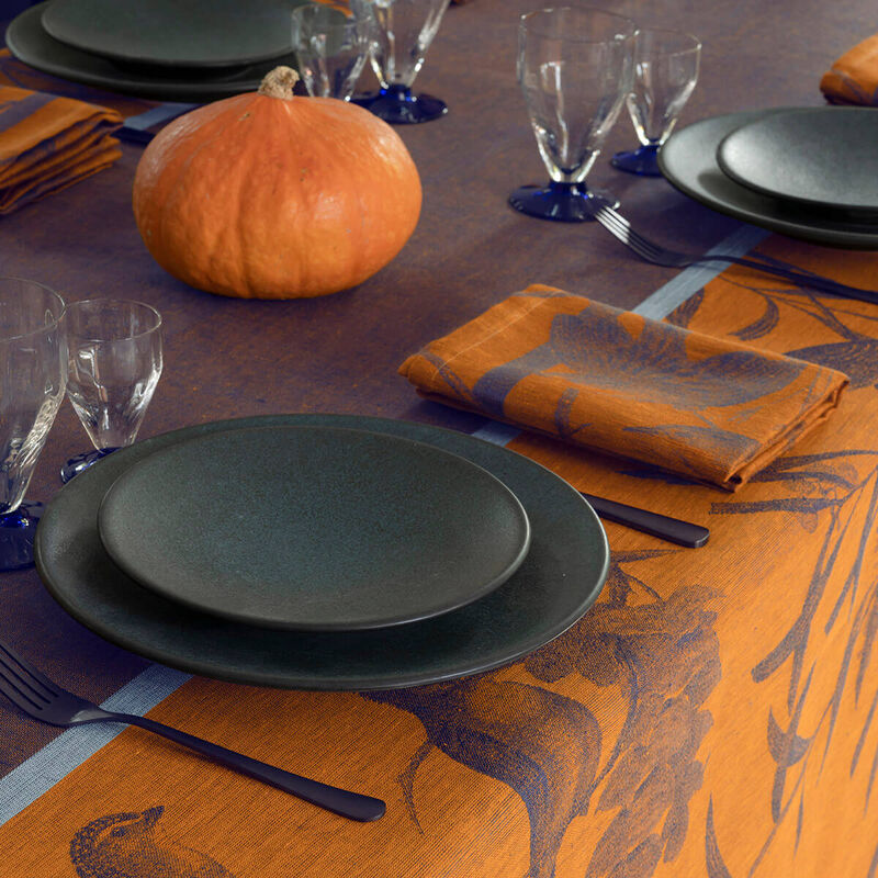 Serviette de table Volière Nocturne 58x58 100% lin, , hi-res