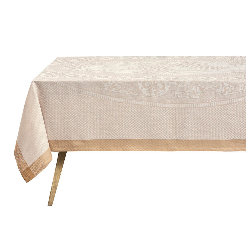 Nappe &Eacute;vasion C&eacute;leste Travertin 175x175 100% lin, , hi-res image number 2