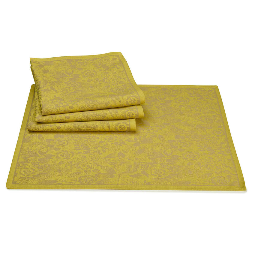 Serviette de table Osmose Pollen 58x58 100% coton, , hi-res image number 0