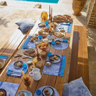 Set de table enduit Sinhar&acirc;ja Enduit Oc&eacute;an 50x36 100% coton, , hi-res image number 0