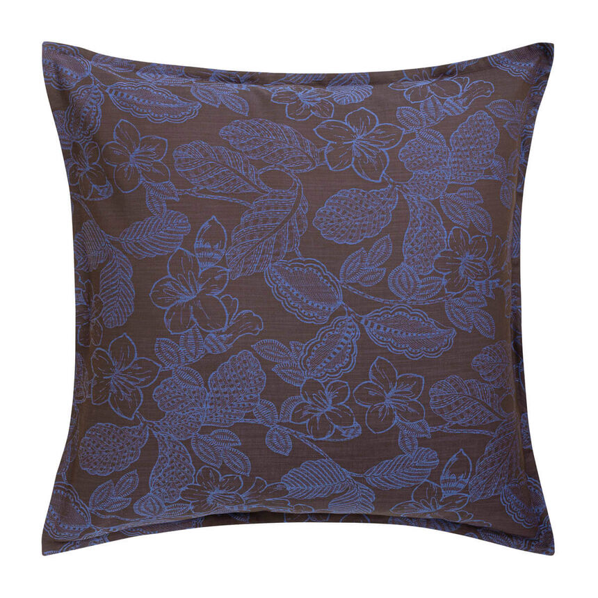 Taie Sulawesi Terre Indigo 40X80 100% coton, longues fibres, , hi-res image number 4