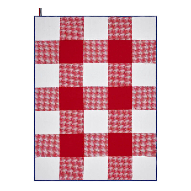 Torchon Elysée Tricolore 60x80 100% coton, , hi-res image number 1