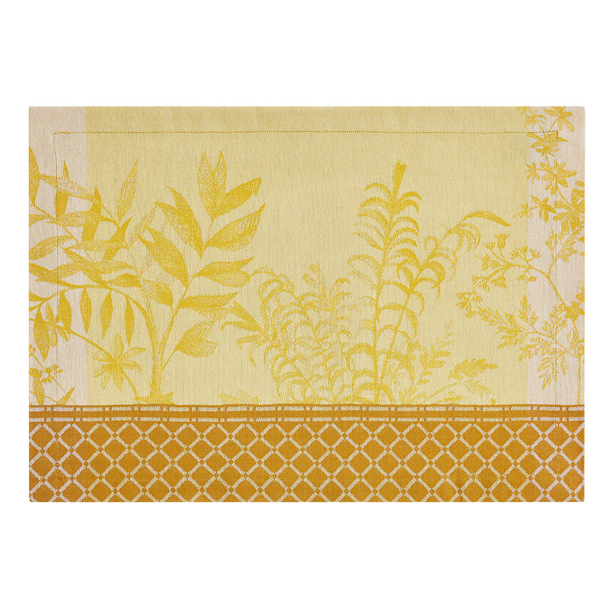 Set de table Jardin d'Eden Pollen 50x36 100% coton, , hi-res image number 0