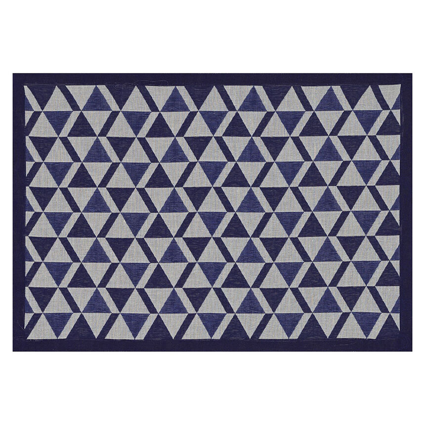 Set de table enduit Bistro marcel Indigo 50x36 100% coton, , hi-res image number 1