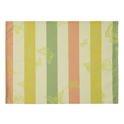 Set de table enduit Bal des papillons Coton