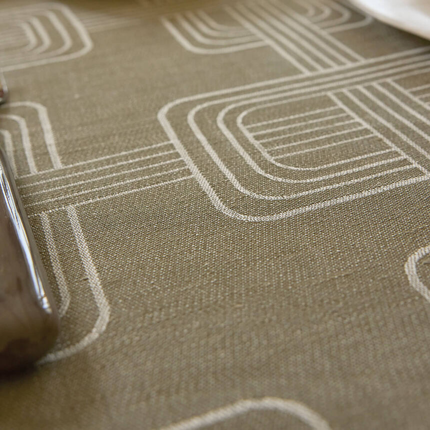 Nappe H&ocirc;tel particulier Buis 120x120 100% lin, longues fibres, , hi-res image number 5