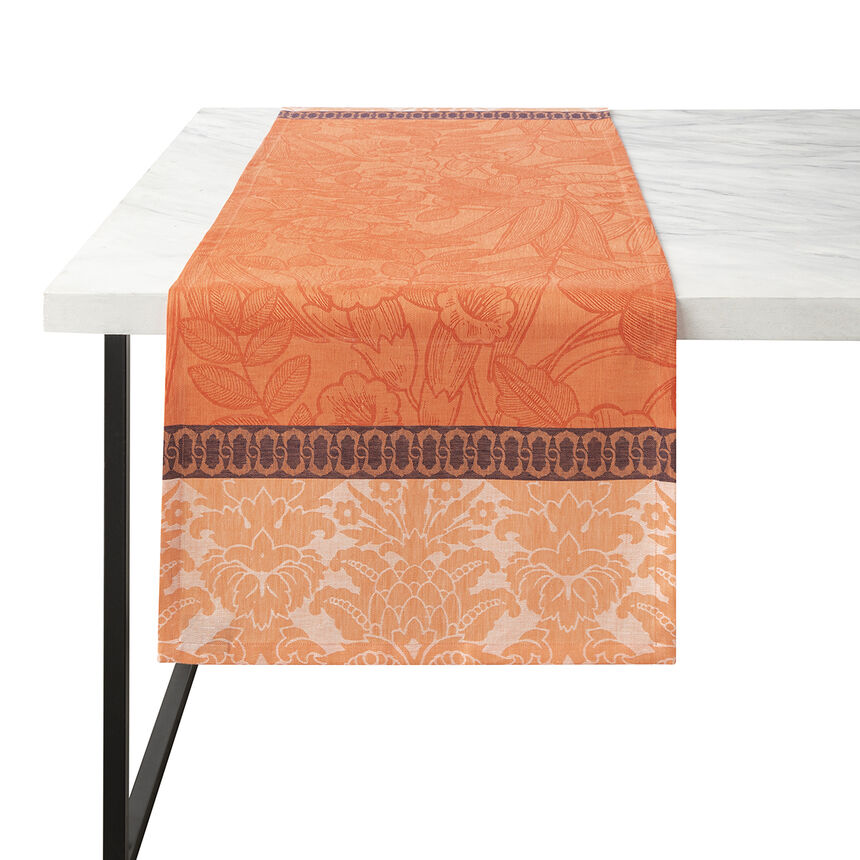 Chemin de table Escapade Tropicale Goyave 38x270 100% lin, , hi-res image number 1