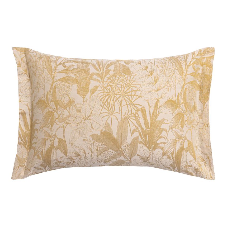 Taie d&eacute;corative  Bois Dormant Dor&eacute; 30X41 100% coton, , hi-res image number 1