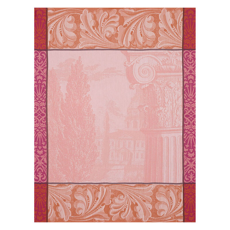 Torchon Baroque jardin Rose 60x80 100% coton, , hi-res image number 0