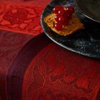 Nappe Ottomane Burgundy 175x175 100% lin, , hi-res image number 1