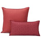 Housse de coussin Ottomane Fresque Burgundy 50x50 100% lin, , hi-res image number 2