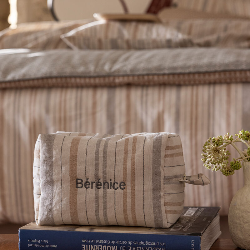 Trousse Dune Argan 21x11x13cm 50% coton - 50% lin, , hi-res image number 0