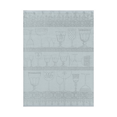 Torchon essuie-verres Cristal Brume 60x80 100% lin