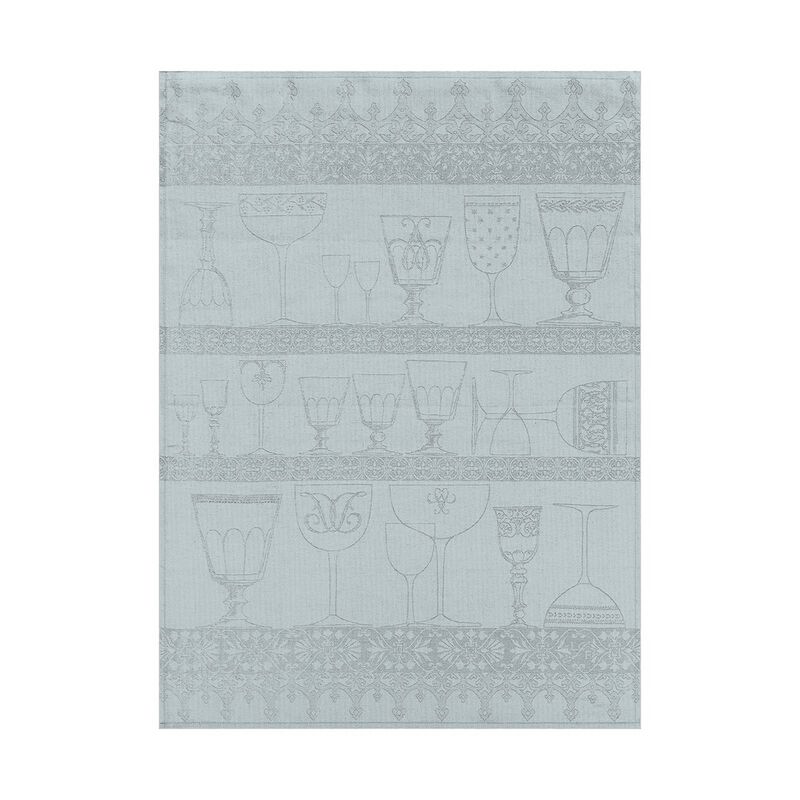 Torchon essuie-verres Cristal Brume 60x80 100% lin, , hi-res image number 0