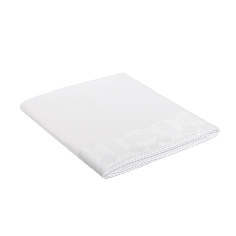 Drap plat Palacio Blanc 290X300 100% coton, , hi-res