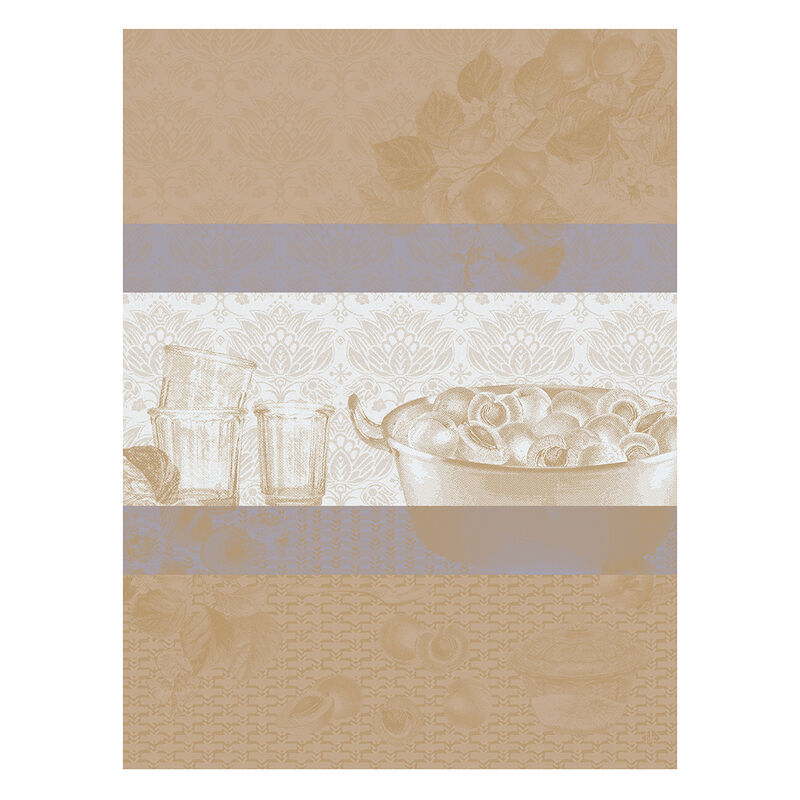 Torchon Confitures Abricots Osier 60x80 100% coton, , hi-res