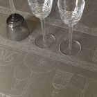 Torchon essuie-verres Cristal Poivre gris 60x80 100% lin, , hi-res image number 2