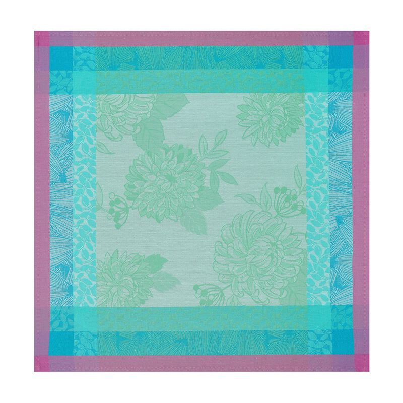 Serviette de table Parfums de bagatelle Hortensia 58x58 100% coton, , hi-res image number 0