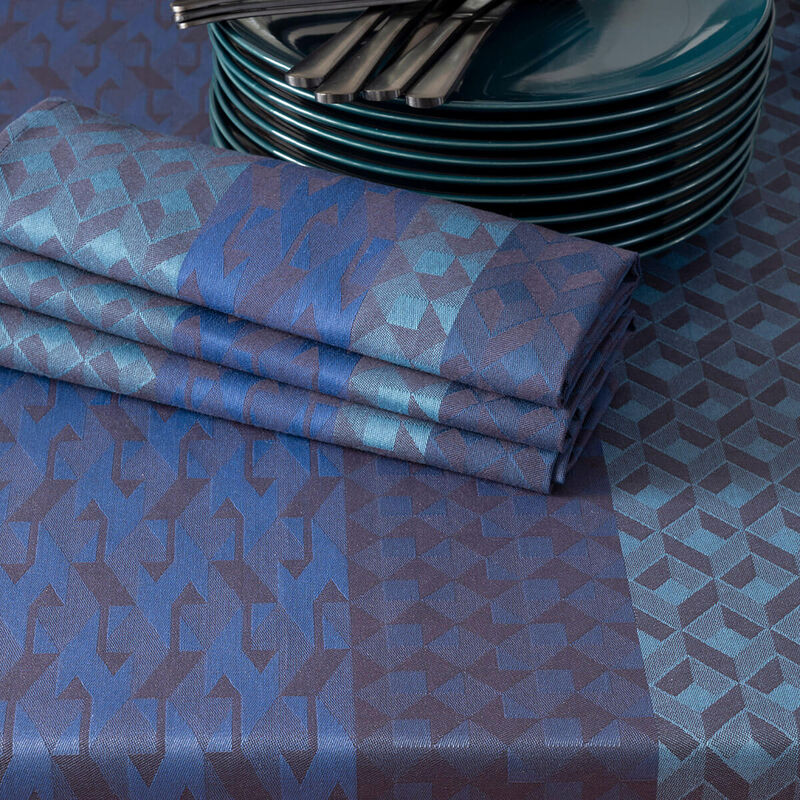 Serviette de table Caractère Cosmos 58x58 100% coton, , hi-res image number 0