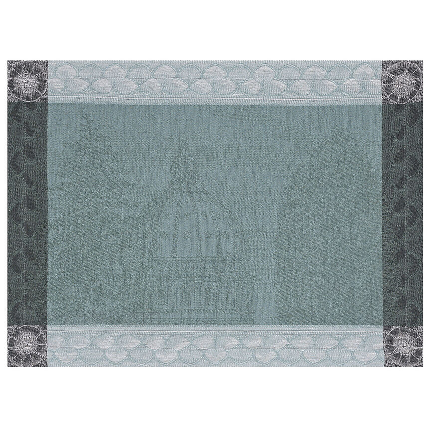 Set de table Symphonie Baroque Fumee 54x38 100% lin, , hi-res image number 0