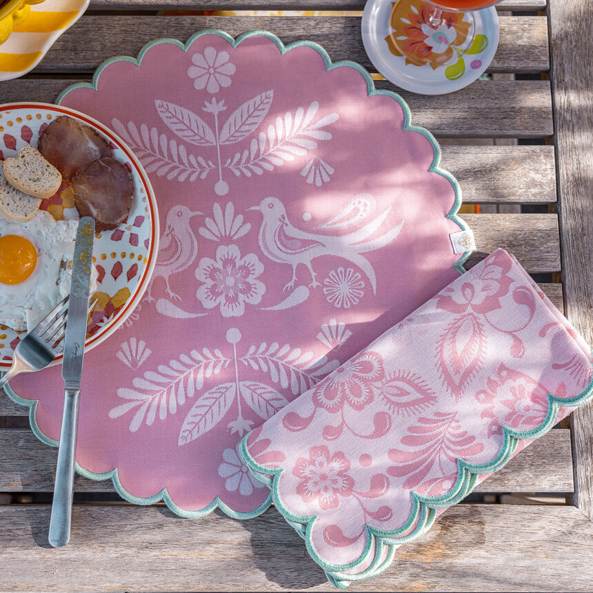 Serviette de table Alegria Sorbet 50x50 100% coton, longues fibres, , hi-res image number 2