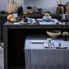 Nappe Empreintes Cobalt 150x150 100% coton, , hi-res image number 5