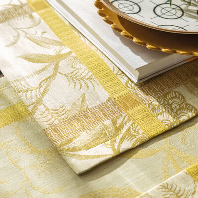 Serviette de table &Agrave; l'orangerie Lin
