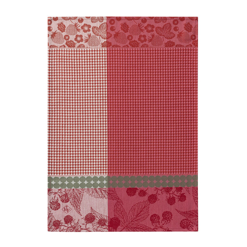 Essuie-mains Cueillette d'été Fraise 54x38 100% coton, , hi-res image number 0