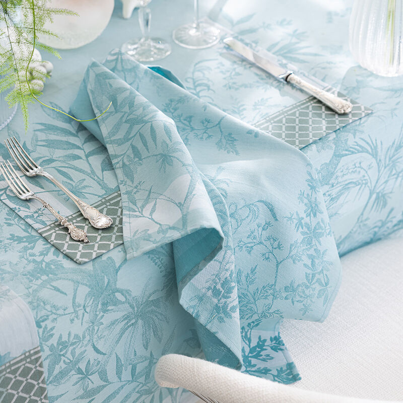 Serviette de table Jardin d'Eden Cascade 58x58 100% coton, , hi-res