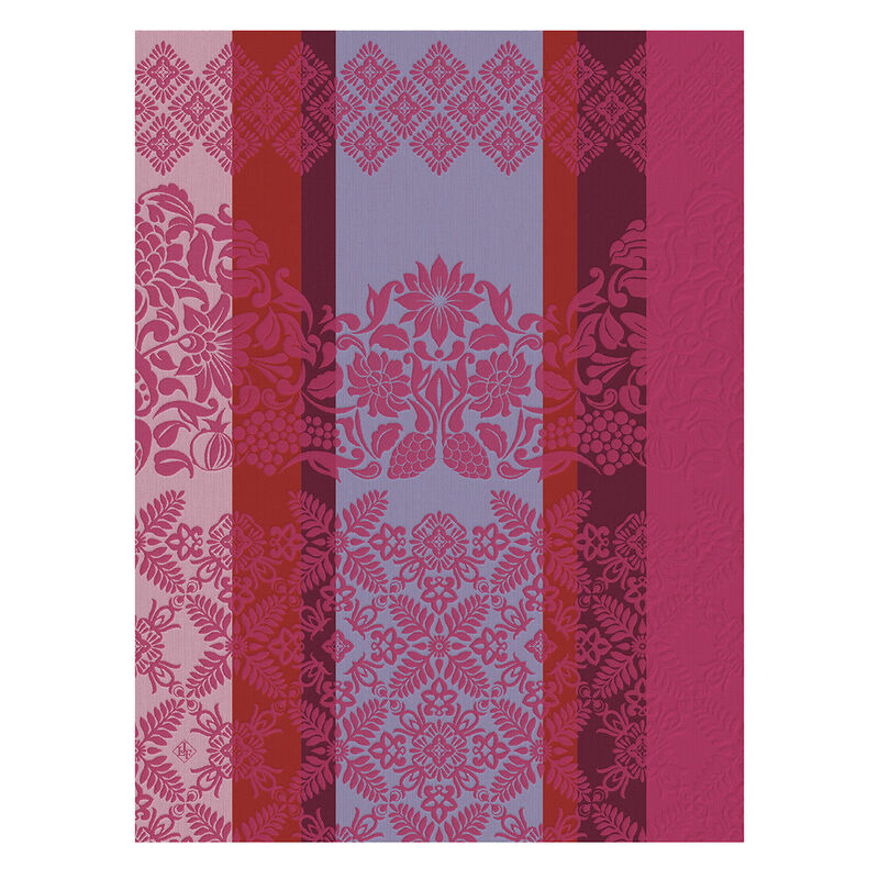 Torchon Mumbai Fuchsia 60x80 100% coton, , hi-res image number 0