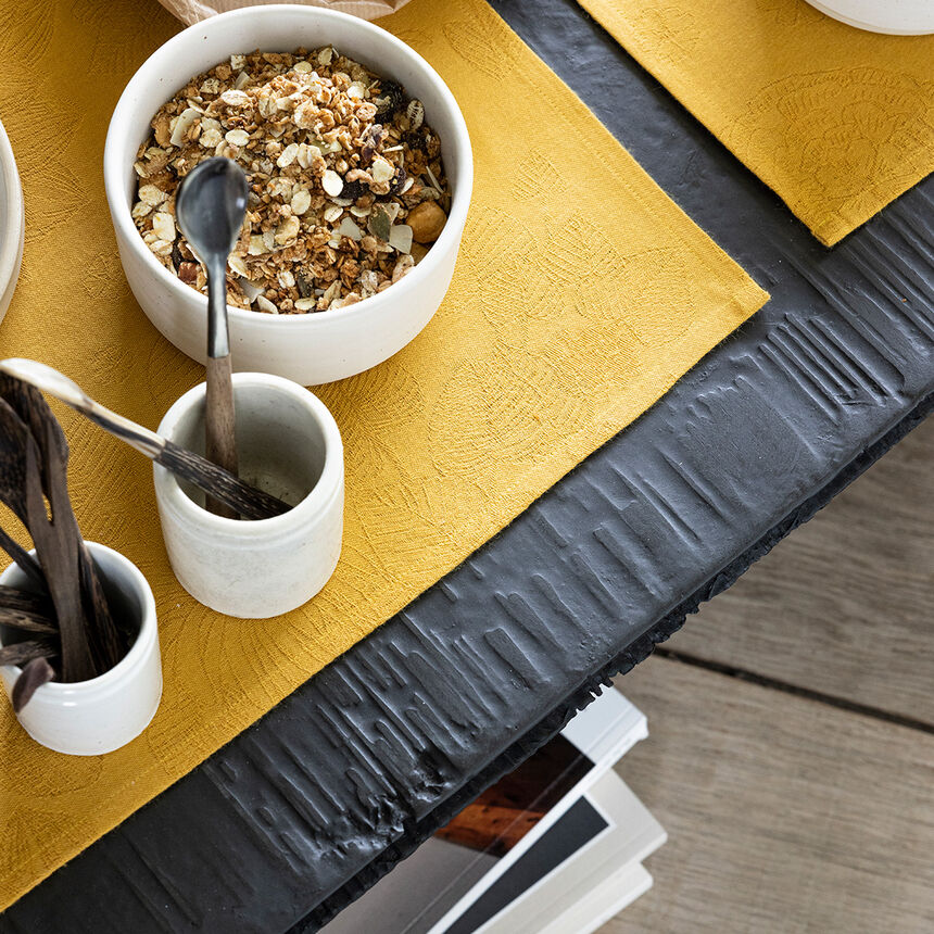 Set de table enduit Marie-Galante Moutarde 52x38 100% coton, , hi-res image number 3