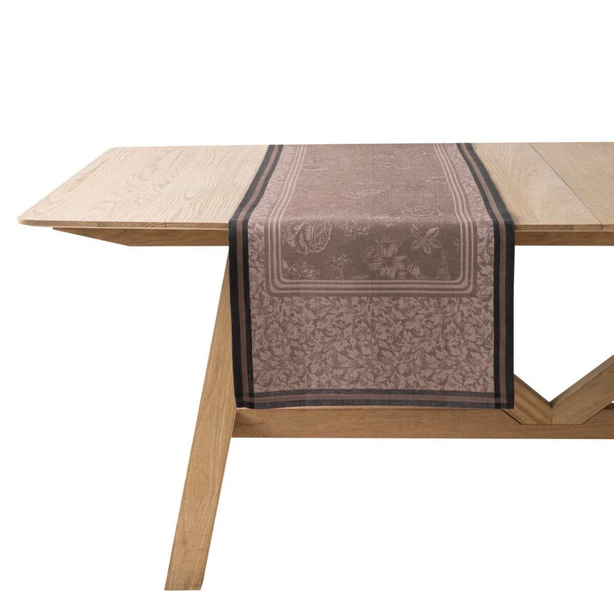 Chemin de table Romance Charme 50x150 100% lin, , hi-res image number 0