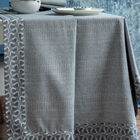 Nappe Empreintes Cobalt 150x150 100% coton, , hi-res image number 3