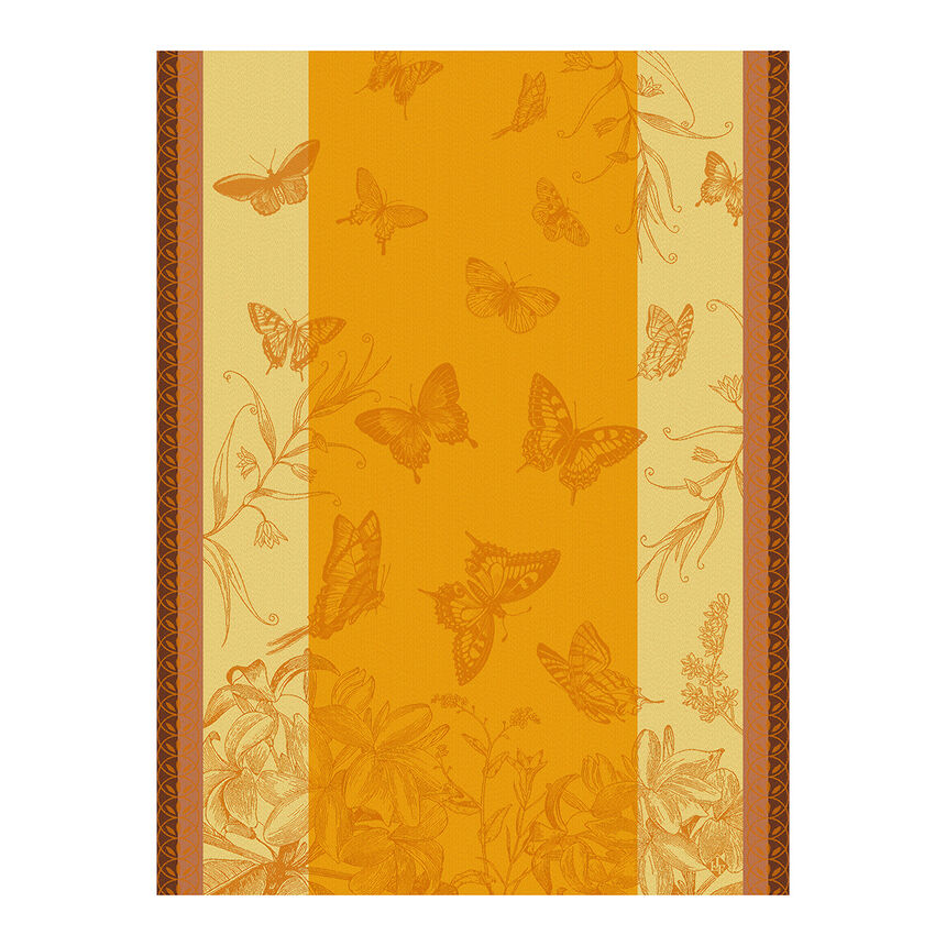 Torchon Jardin des papillons Lantana 60x80 100% coton, , hi-res image number 0