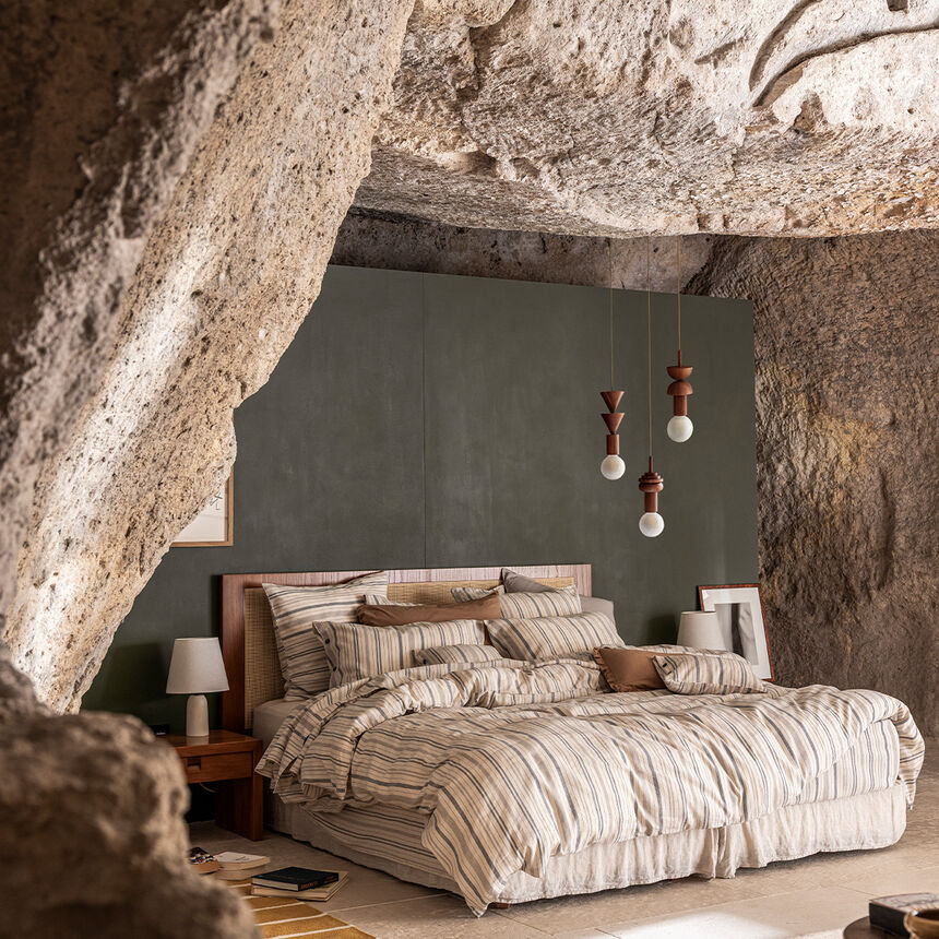 Housse de couette Dune Coton,Lin, , hi-res image number 5