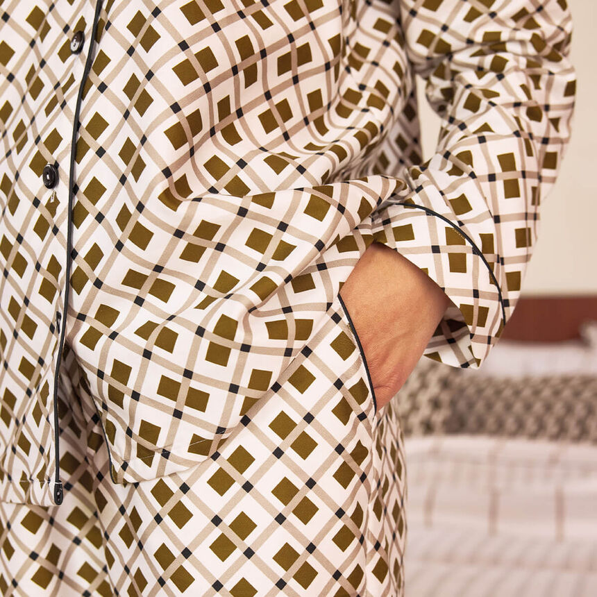 Pyjama Savile row Square Mayfair L 100% coton, longues fibres, , hi-res image number 6