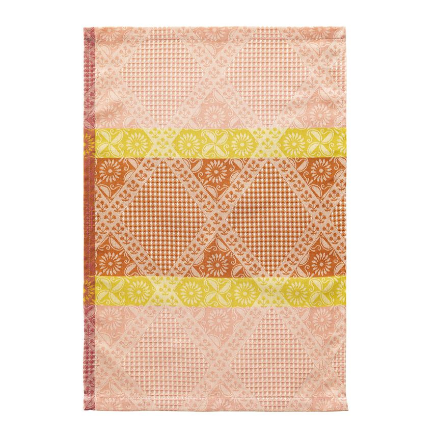 Essuie-mains &Eacute;clats Du Midi Melon 54x38 100% coton, longues fibres, , hi-res image number 0