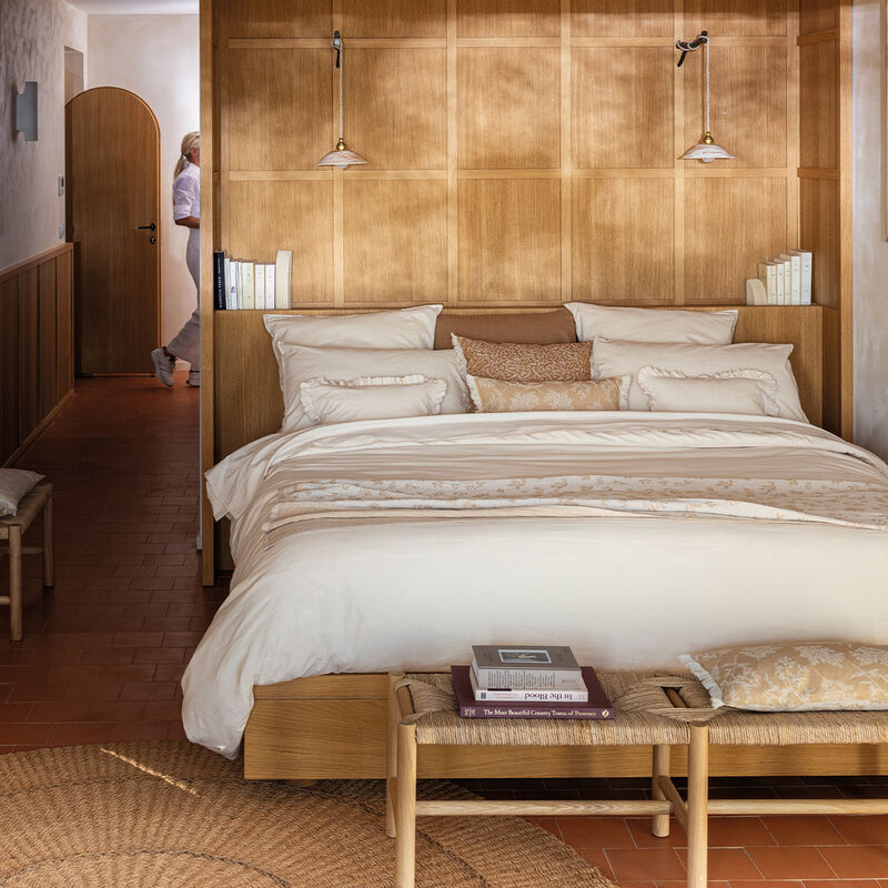 Housse de couette  Eclat Amande 135X200 100% coton, , hi-res