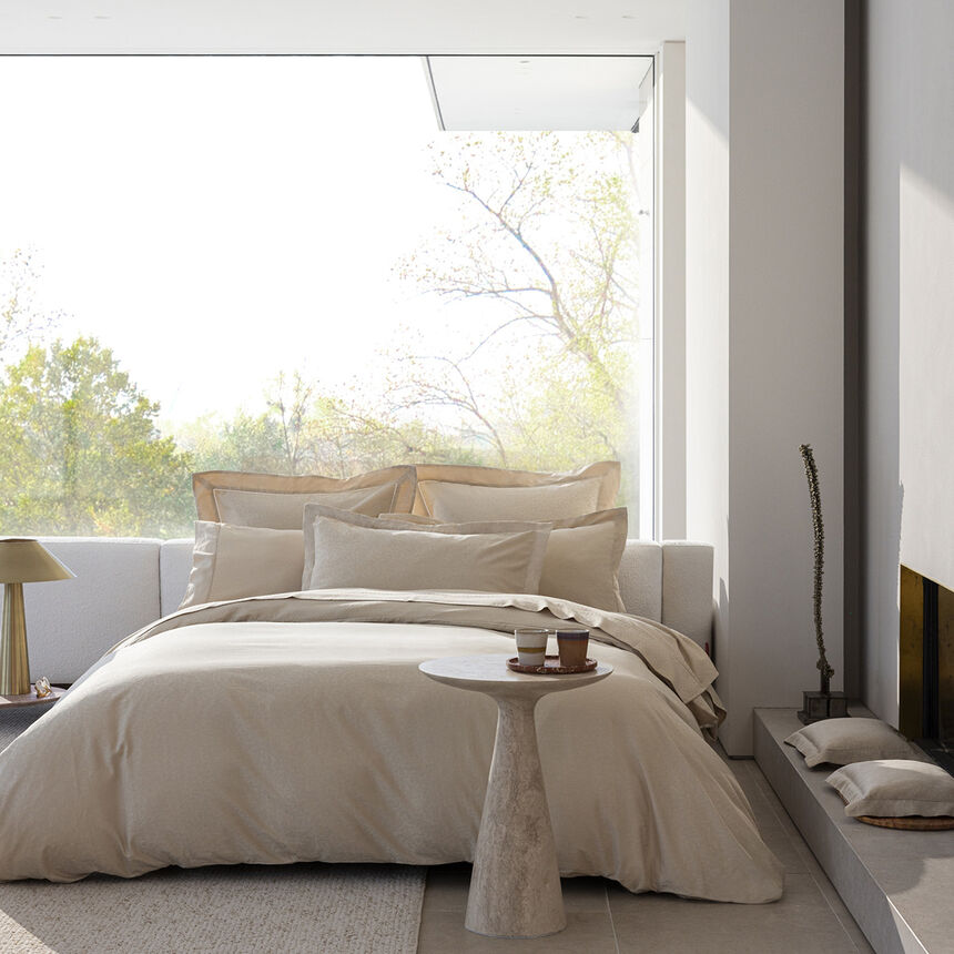 Housse de couette  Portofino Duna 135X200 100% coton, , hi-res image number 1