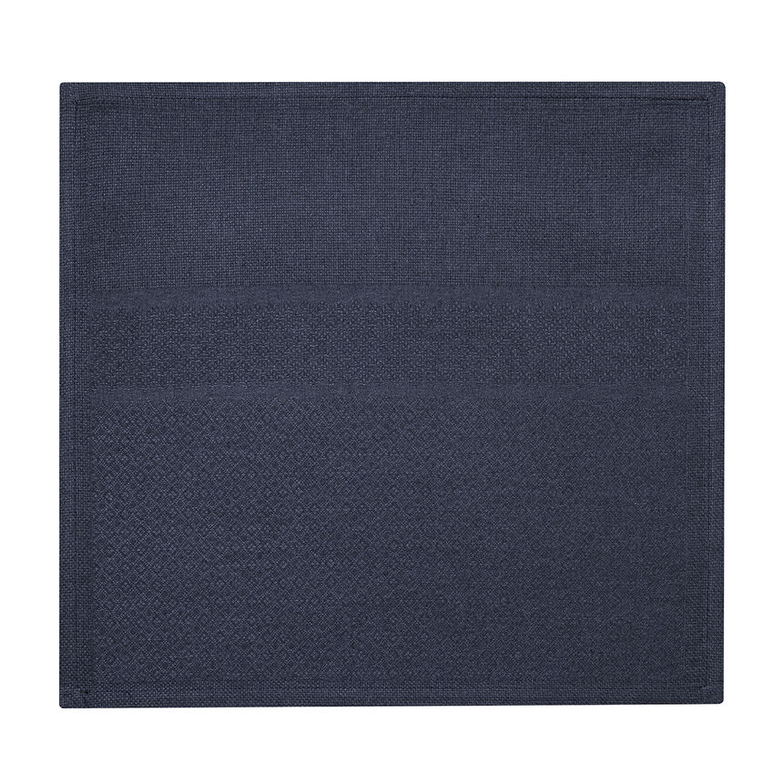 Serviette de table Slow Life re-use Ardoise 44x48 52% Coton, 45% Polyester recycl&eacute;, 3% Autres fibres, , hi-res image number 1