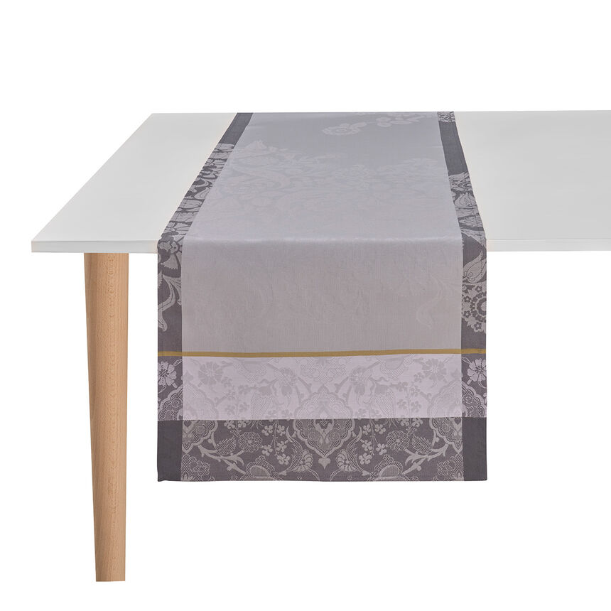 Chemin de table Voyage Iconique Zinc 50x150 100% coton, , hi-res image number 1