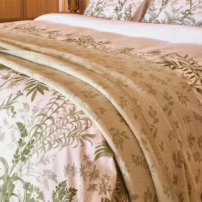 Plaid Feuillage Coton