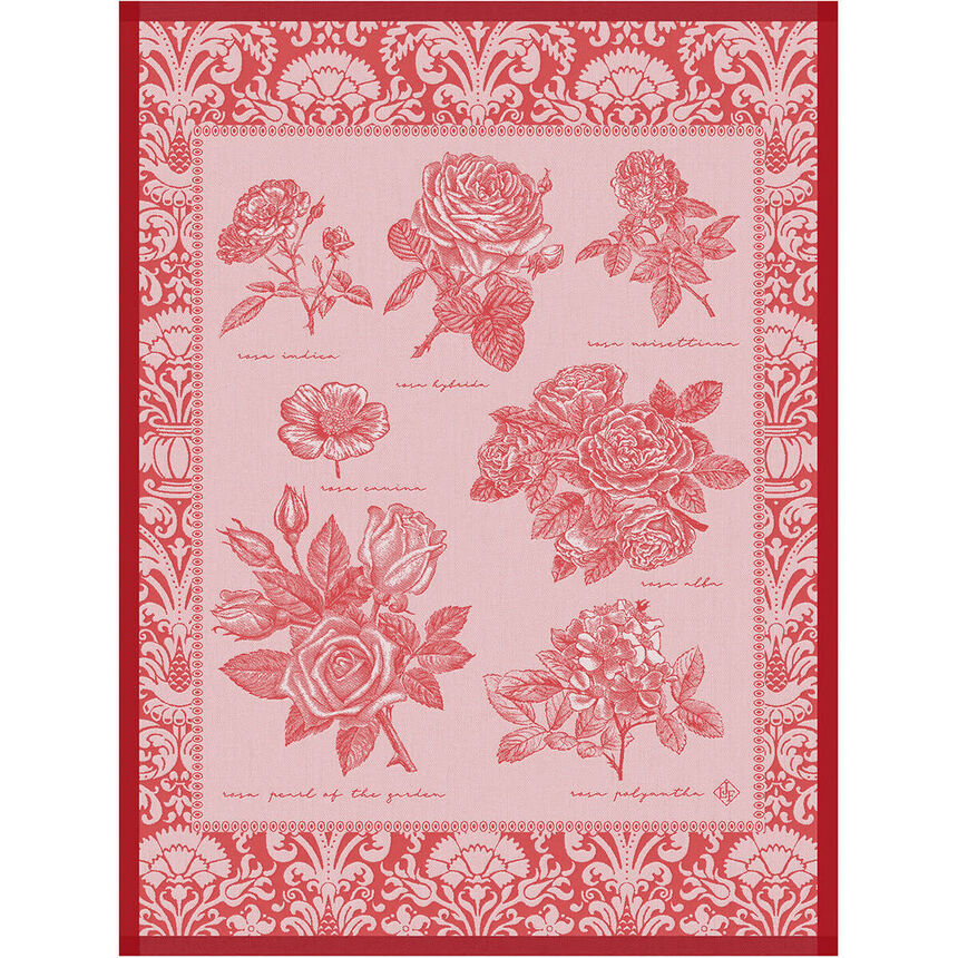 Torchon Mumbai Fuchsia 60x80 100% coton, , hi-res image number 0