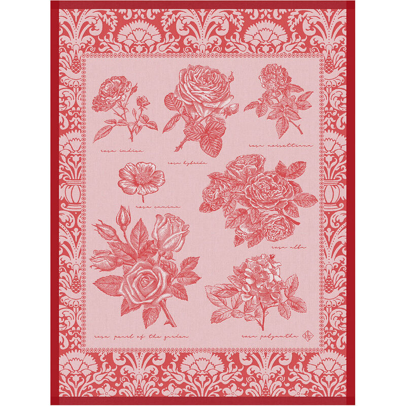 Torchon Jardin des roses Baiser 60x80 100% coton, , hi-res image number 0