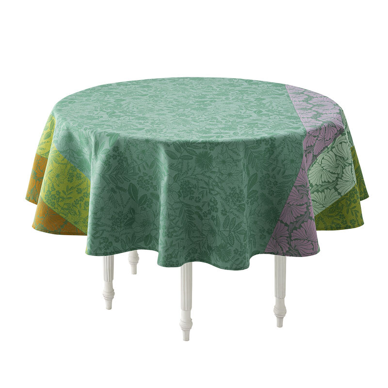 Nappe enduite Cottage Jardin &Oslash;175 100% coton, , hi-res image number 1