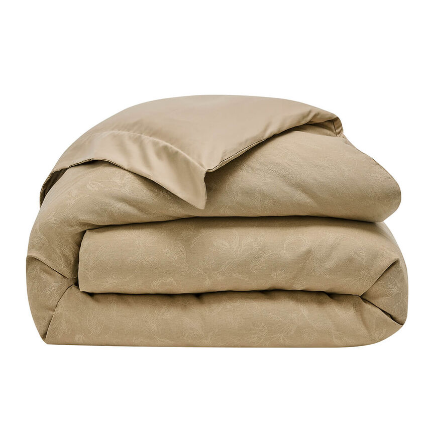 Housse de couette  Arabesque Sepia 140X200 50% coton - 50% lin, , hi-res image number 1