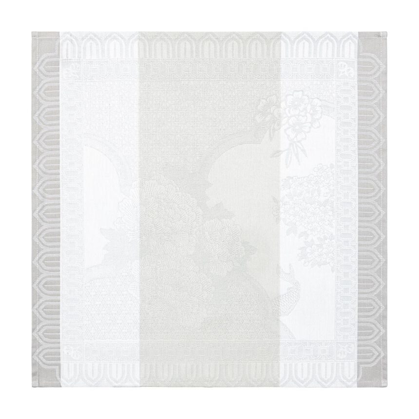 Serviette de table Promenade Imp&eacute;riale Nacre 50x50 100% coton, longues fibres, , hi-res image number 1