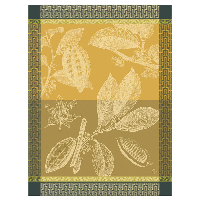 Torchon Chocolats - Fève Dulcey 60x80 100% coton, , hi-res image number 0