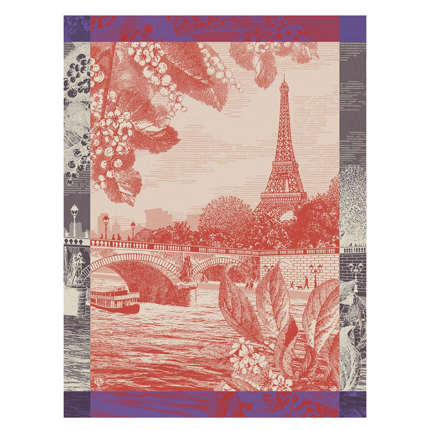 Torchon Paris sur seine Pigalle 60x80 100% coton, , hi-res image number 0